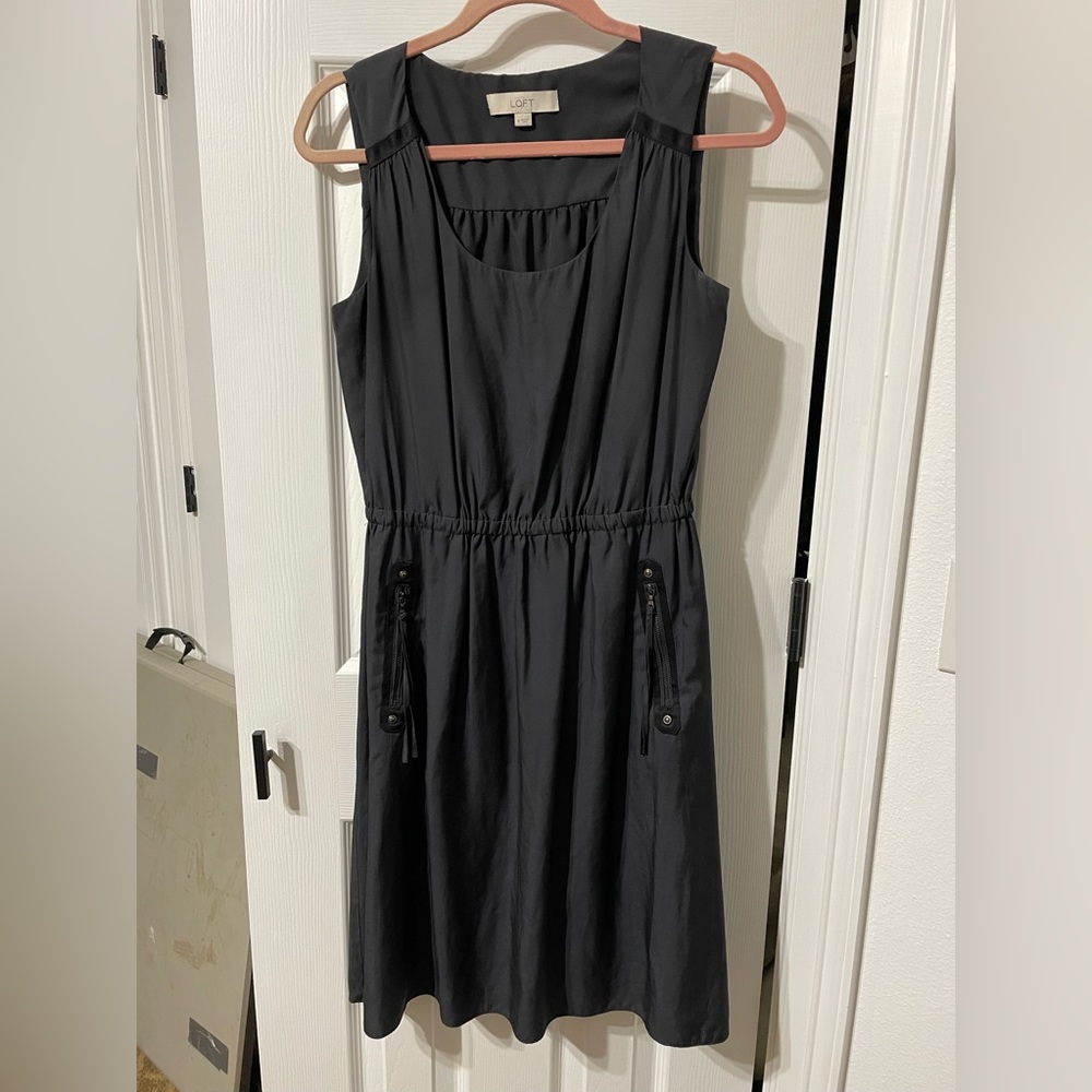 Loft size 6 black dress